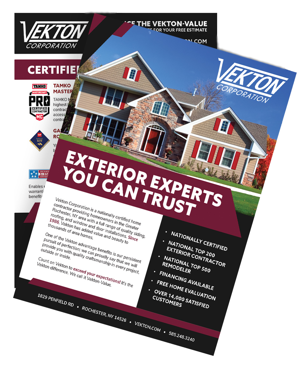 A house with a roof and siding, exterior experts