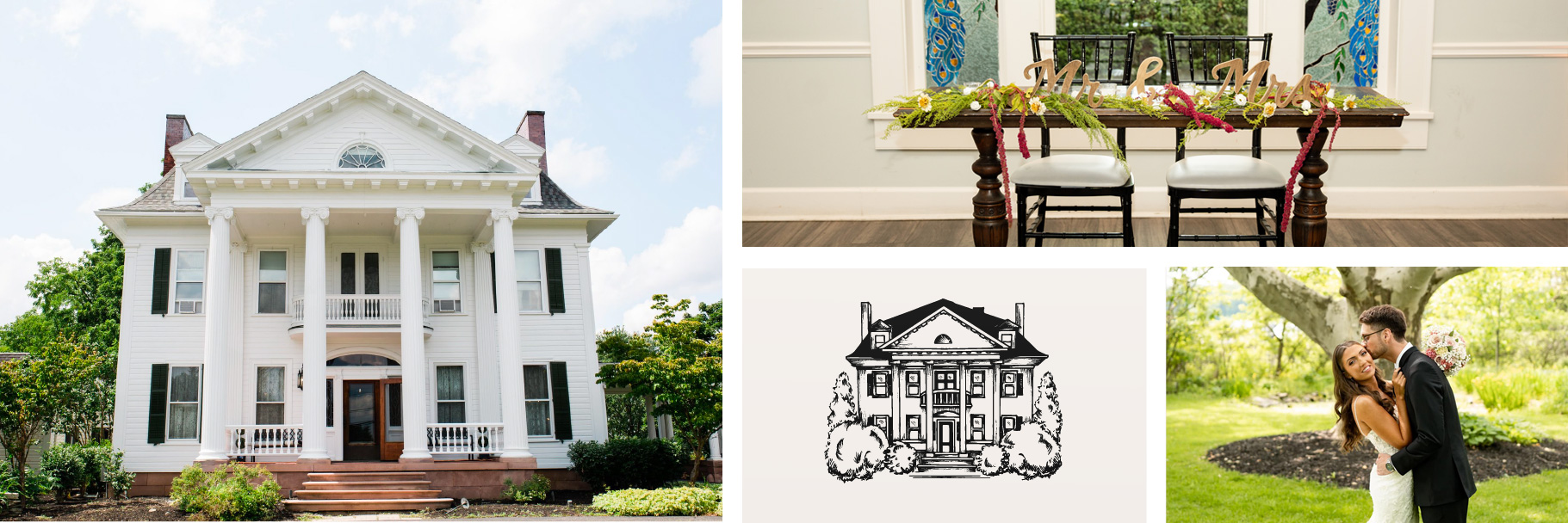 Southern wedding venue mansion and event details