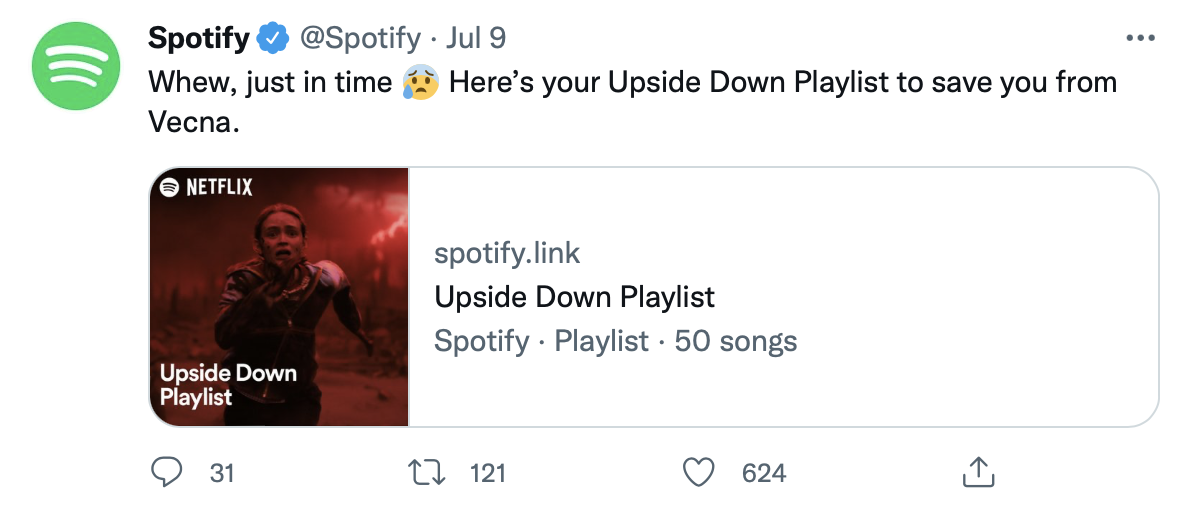 Spotify playlist screenshot